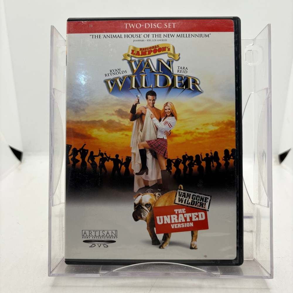 National Lampoons Van Wilder DVD 2002 Two-Disc Set Unrated Version Ryan Reynolds